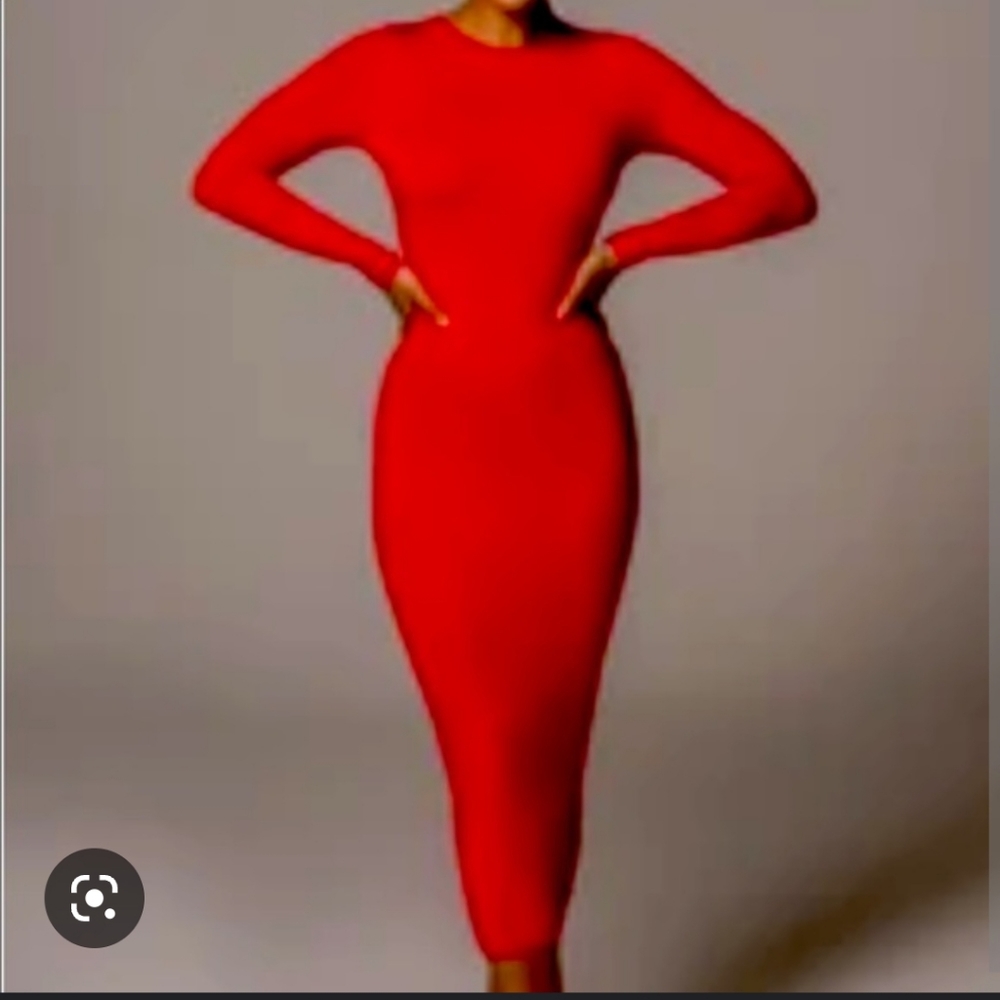 Jluxlabel long sleeve midi dress